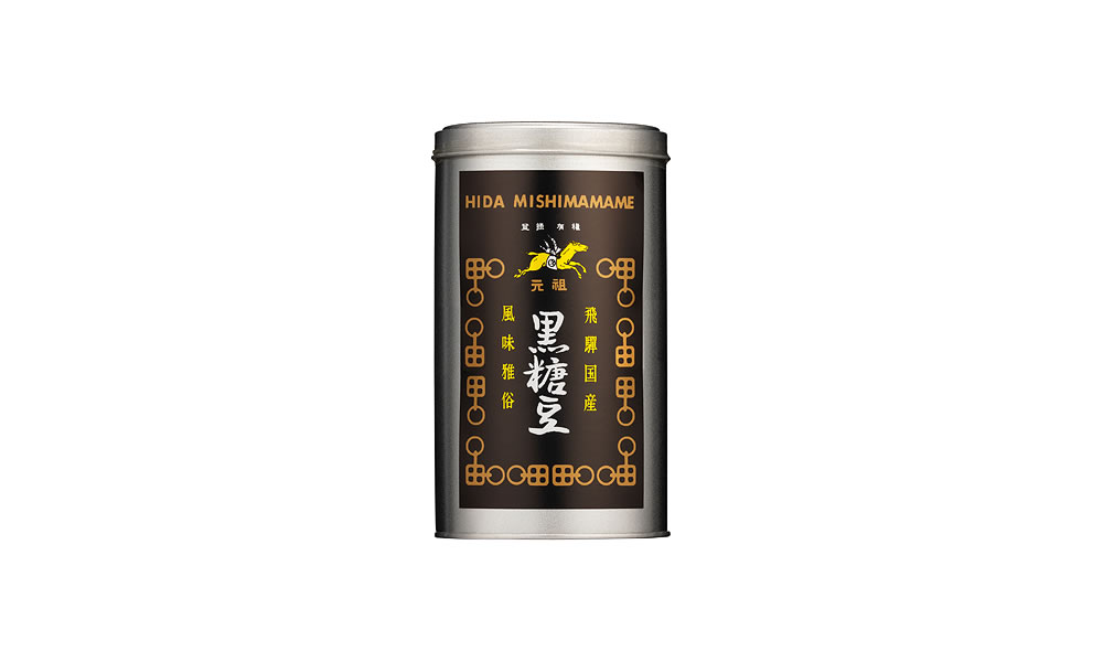 黒糖豆 レトロ缶（小）